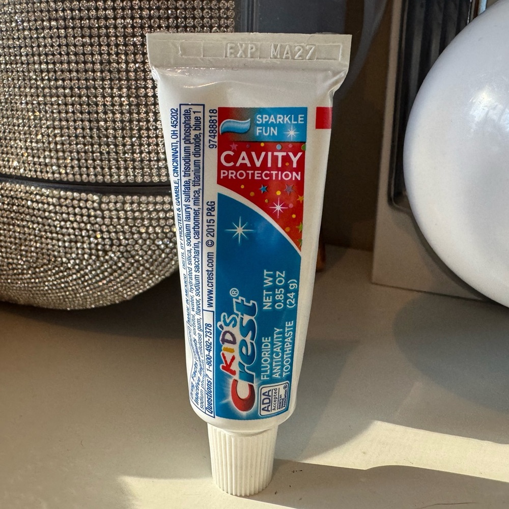 3/$15 Kid’s Crest Sparkle Fun Travel Toothpaste